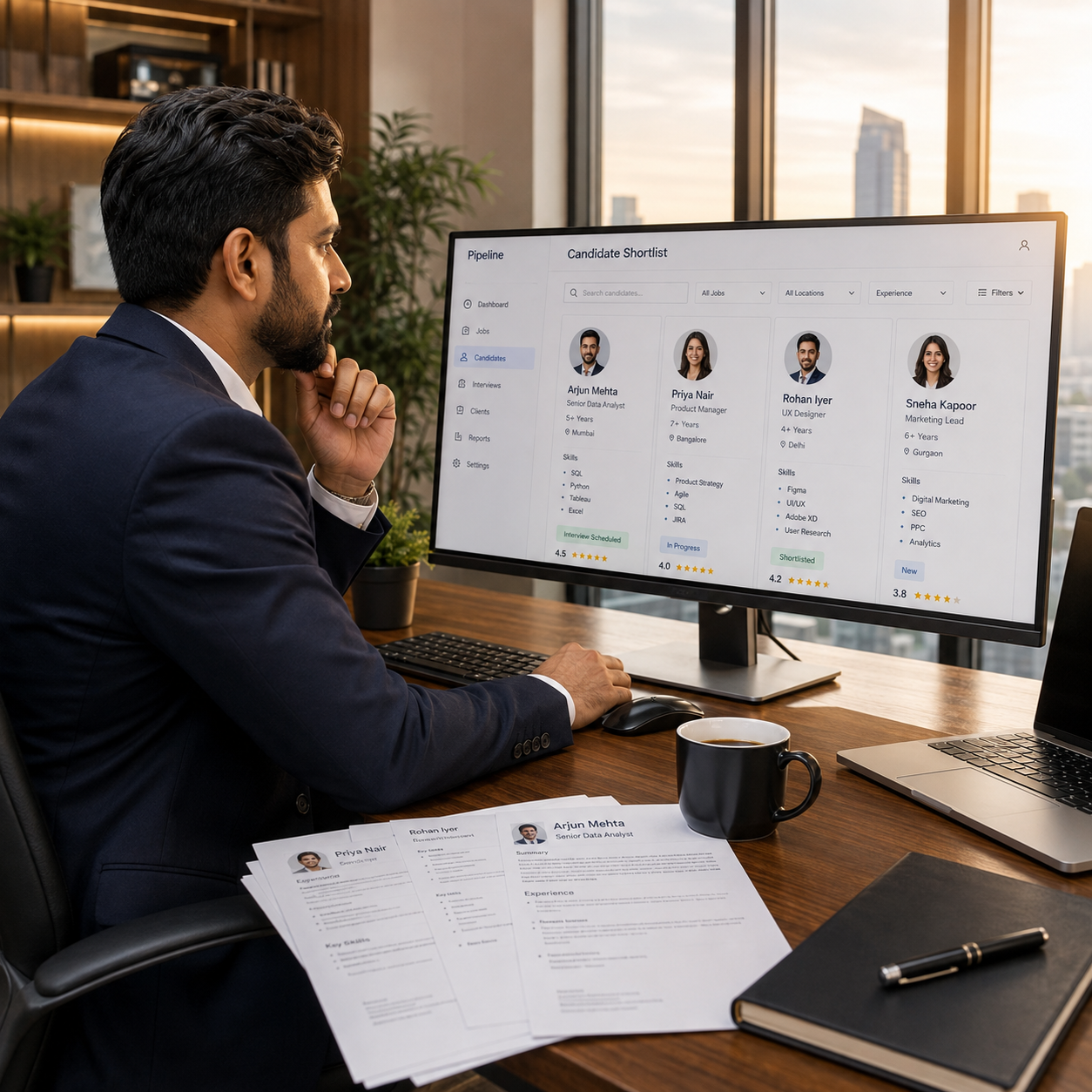Targeted talent search and candidate sourcing at Apexcel Global Solutions