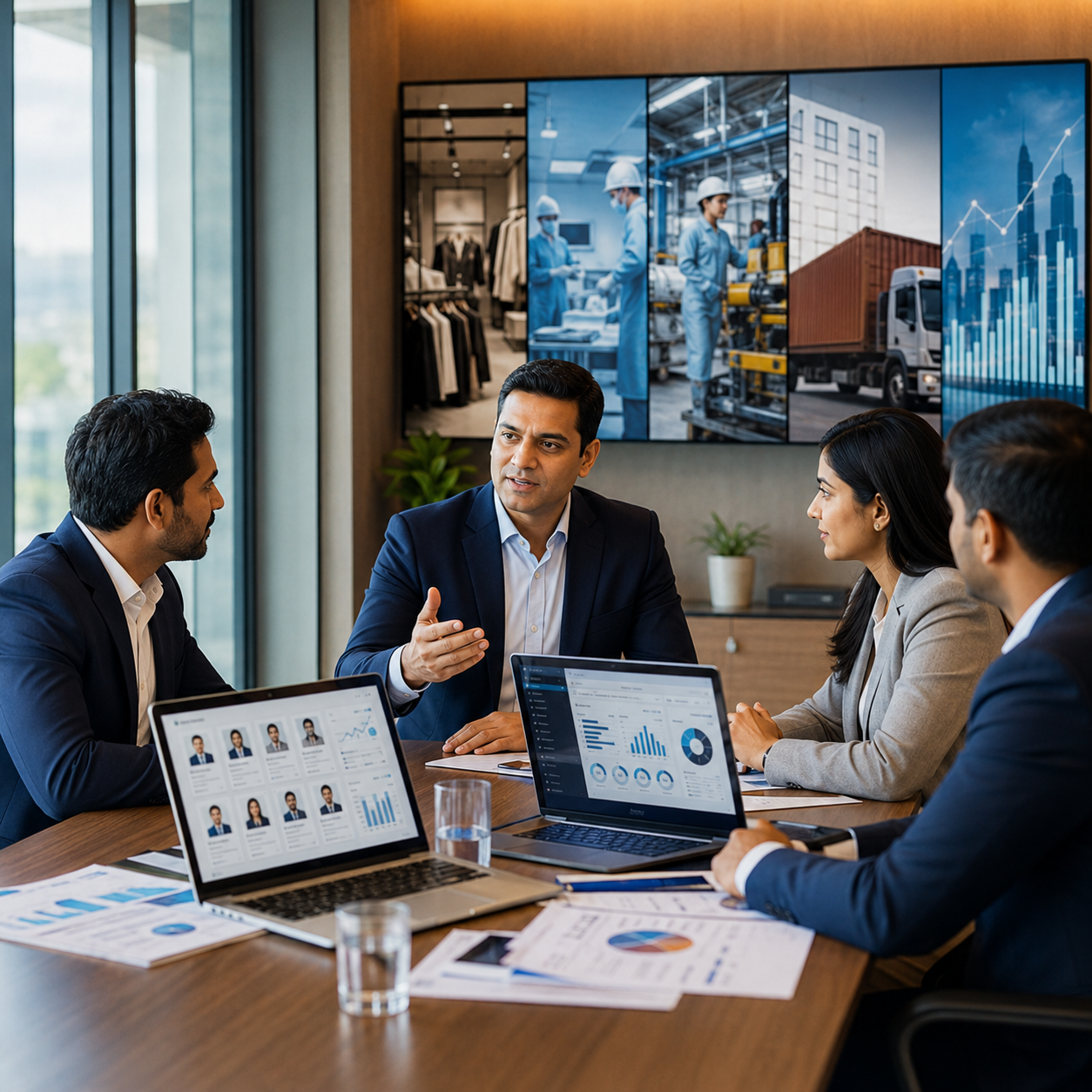 Senior recruitment consultant in conversation with a candidate at Apexcel Global Solutions